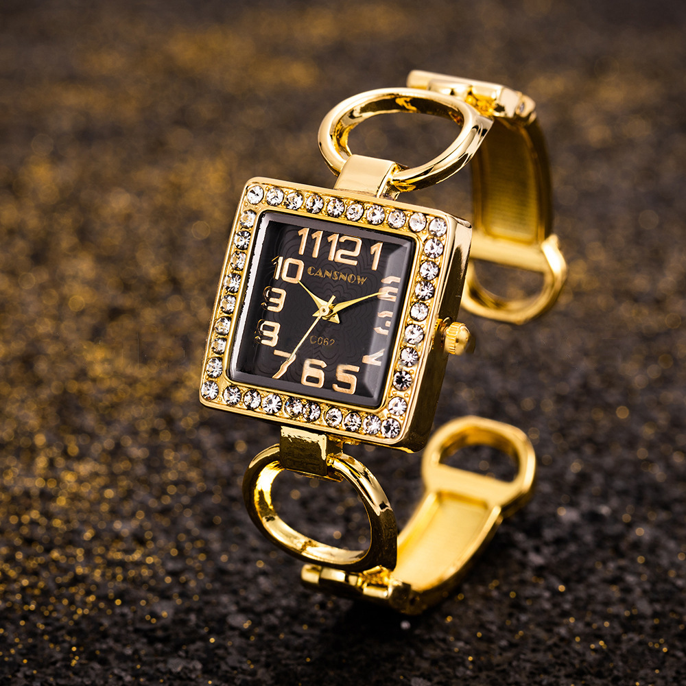 Jewelry Diamond Watches - UTHAI W85 Women's Watches Open Bracelet