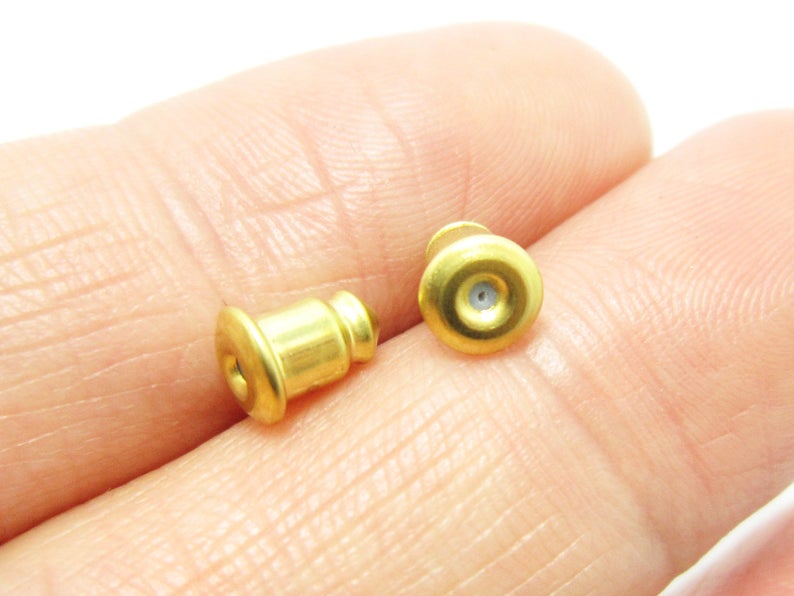 Nick'S Jewelry & Watches Reviews - 200pcs Brass Ear Nuts, Ear Post