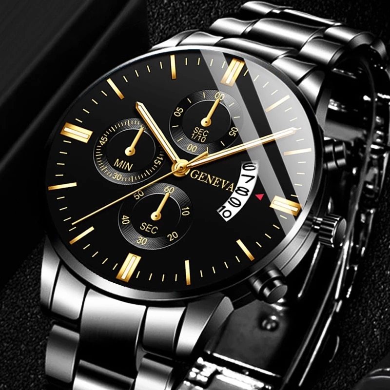 Seiko Watch 5 Sports - Fashion Men Black Stainless Steel Watch