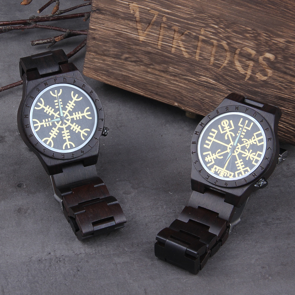 Jewelry Watches For Men - Handmade Wooden Watches Man Women Runic