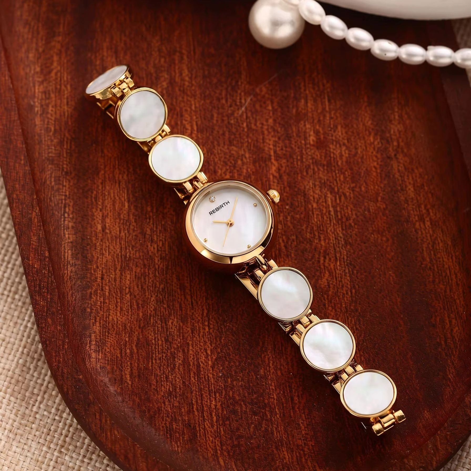 Jewelry Diamond Watches - Light Luxury Jewelry-Style Women's Quartz Watch