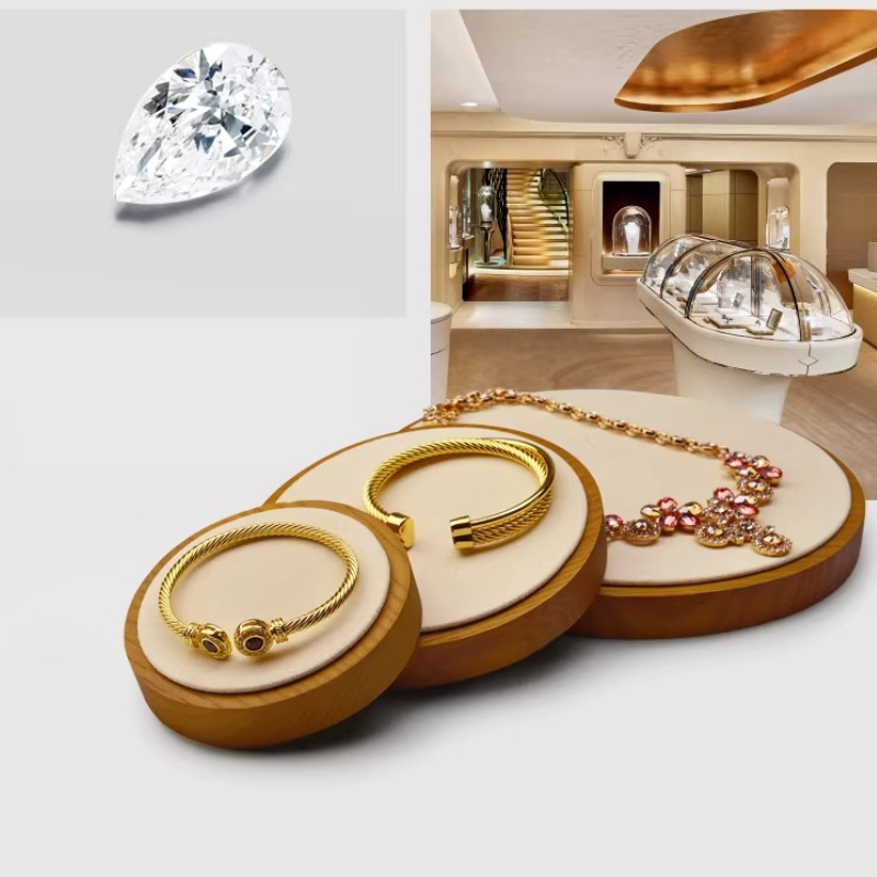Jewelry Stores With Watches - Solid Wood Jewelry Display Tray for