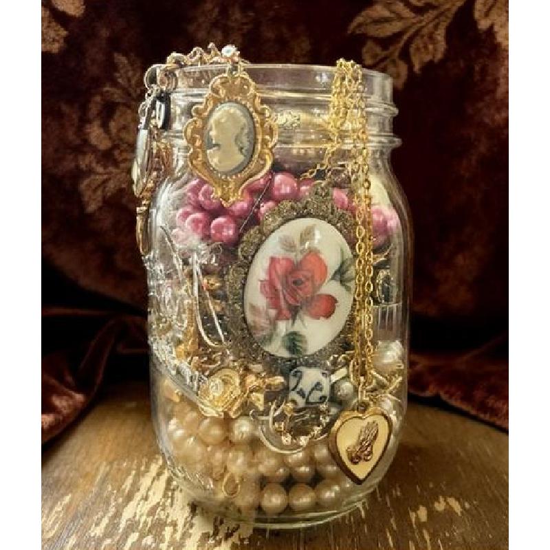 Mystery Jewelry Jar Watches - 2026-45-Piece Gold Jewelry Mystery Jar –