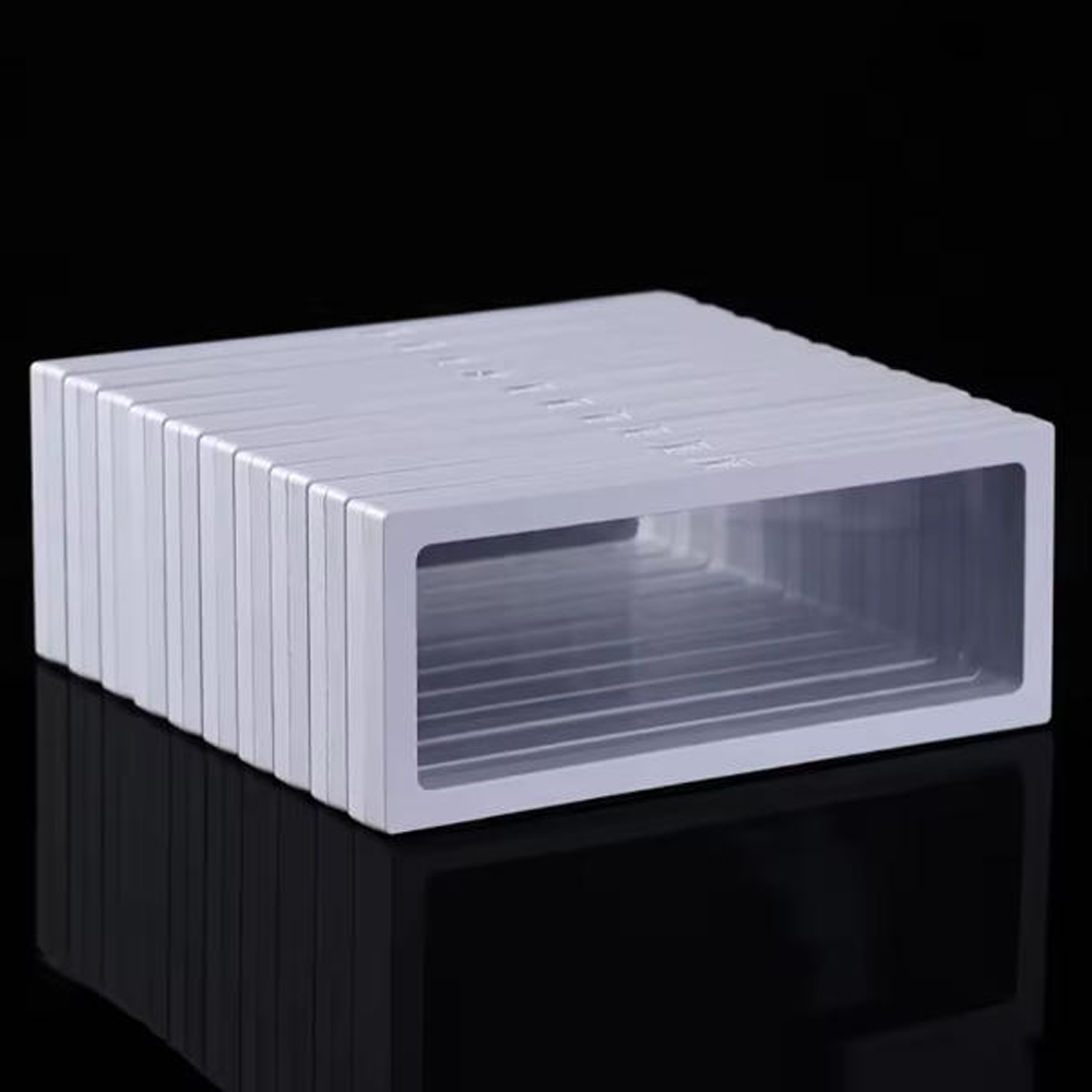Jewelry Box With Watches - White 10pcs,Transparent Floating Frame Display Rack,Floating
