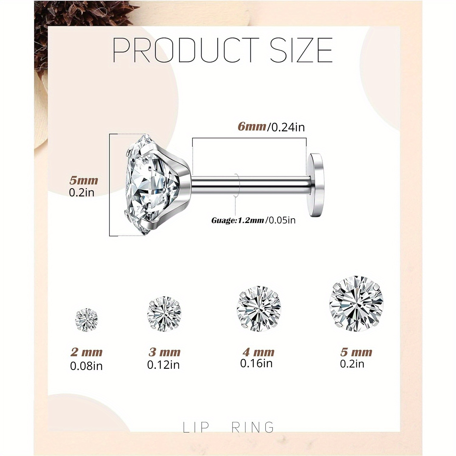 Drperfect Stainless Steel 16G  - огляд і ціна Opal Earrings Dangle