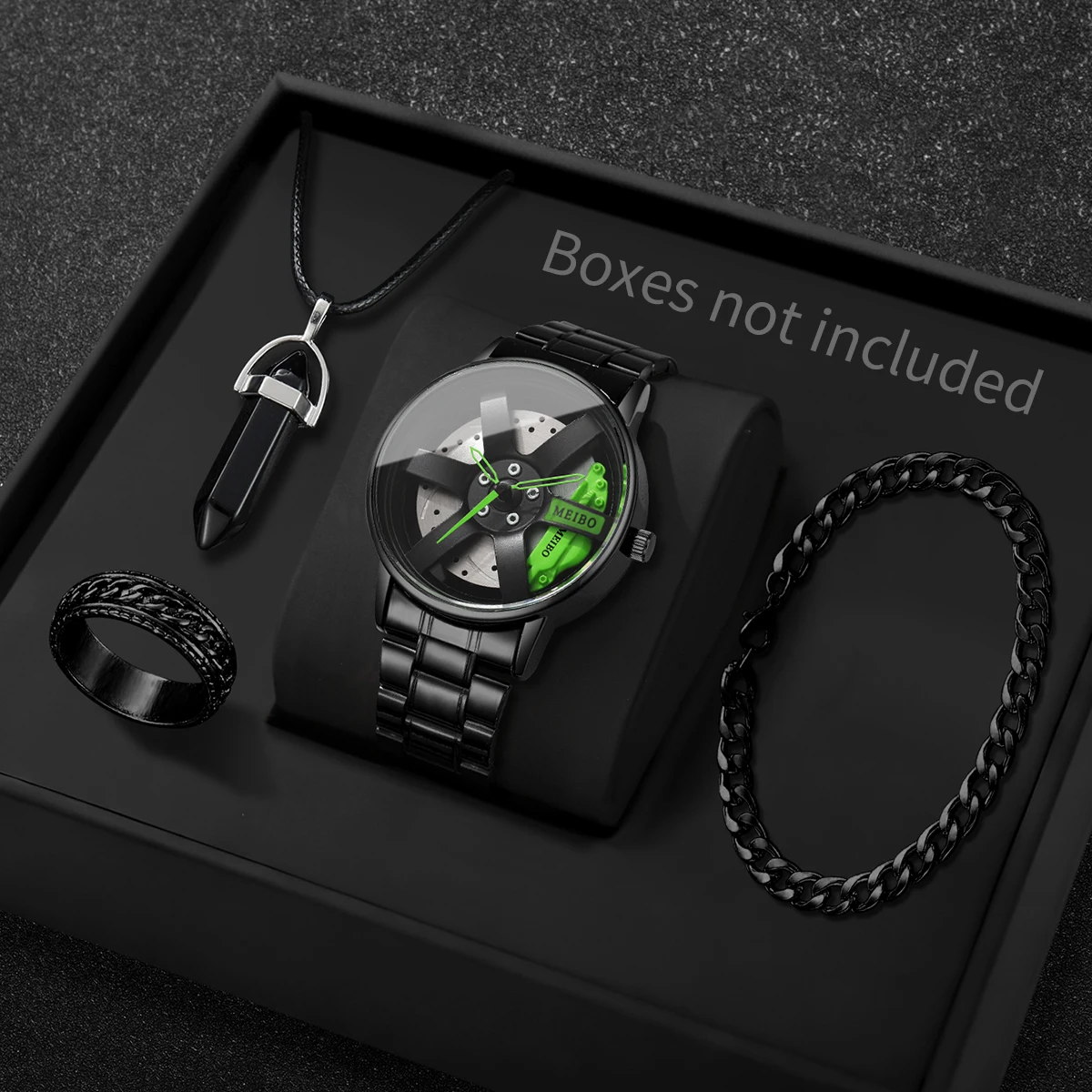4PCS/Set Fashion 3d Car Wheel  - огляд і ціна Mystery Jewelry Jar Watches