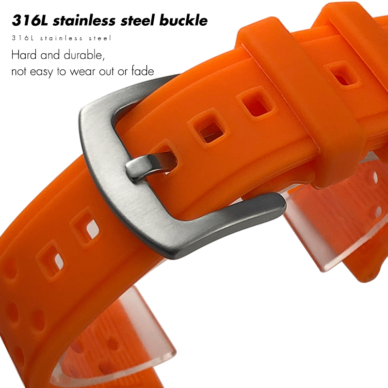 Soft Rubber Silicone Watchband - огляд і ціна Seiko Watch 5 Sports