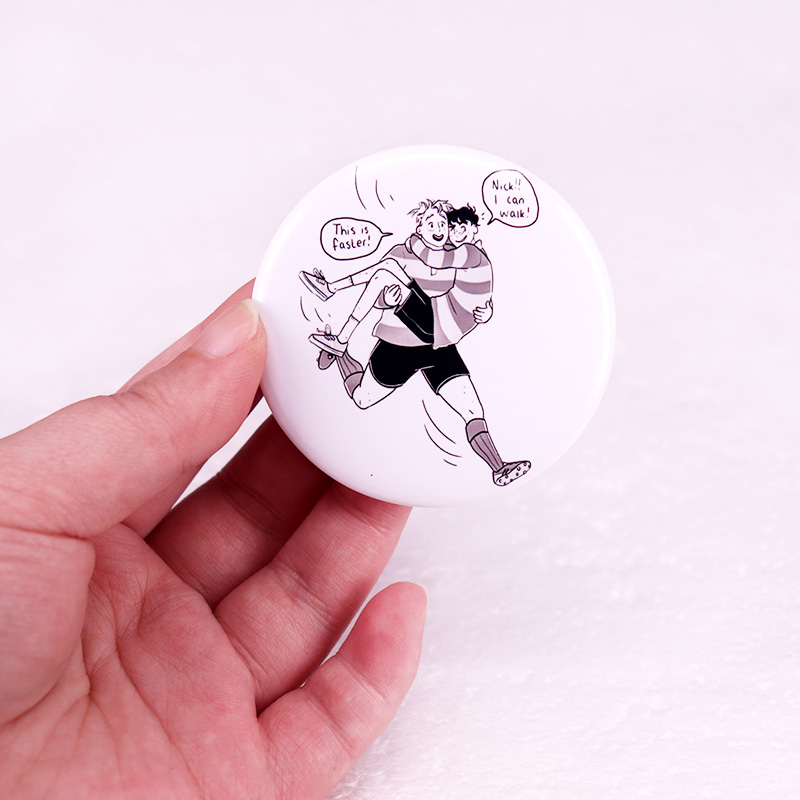 Heartstopper Pinback Button Pi - огляд і ціна Nick'S Jewelry & Watches Reviews