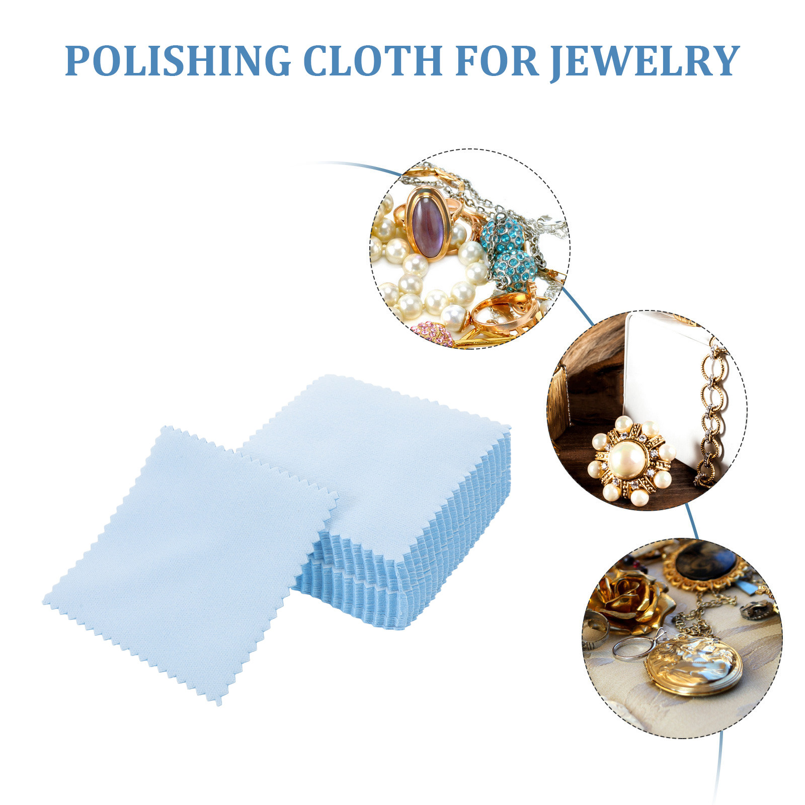 2pcs Silver Polishing Cloth 8X - огляд і ціна Jewelry Watches Silver