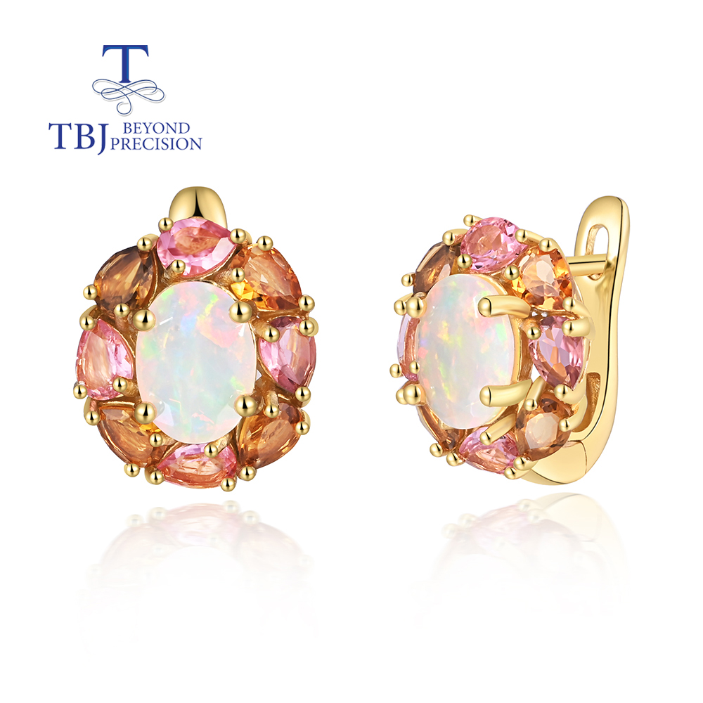 Women's Elegant Design Natural - огляд і ціна Opal Earrings Dangle