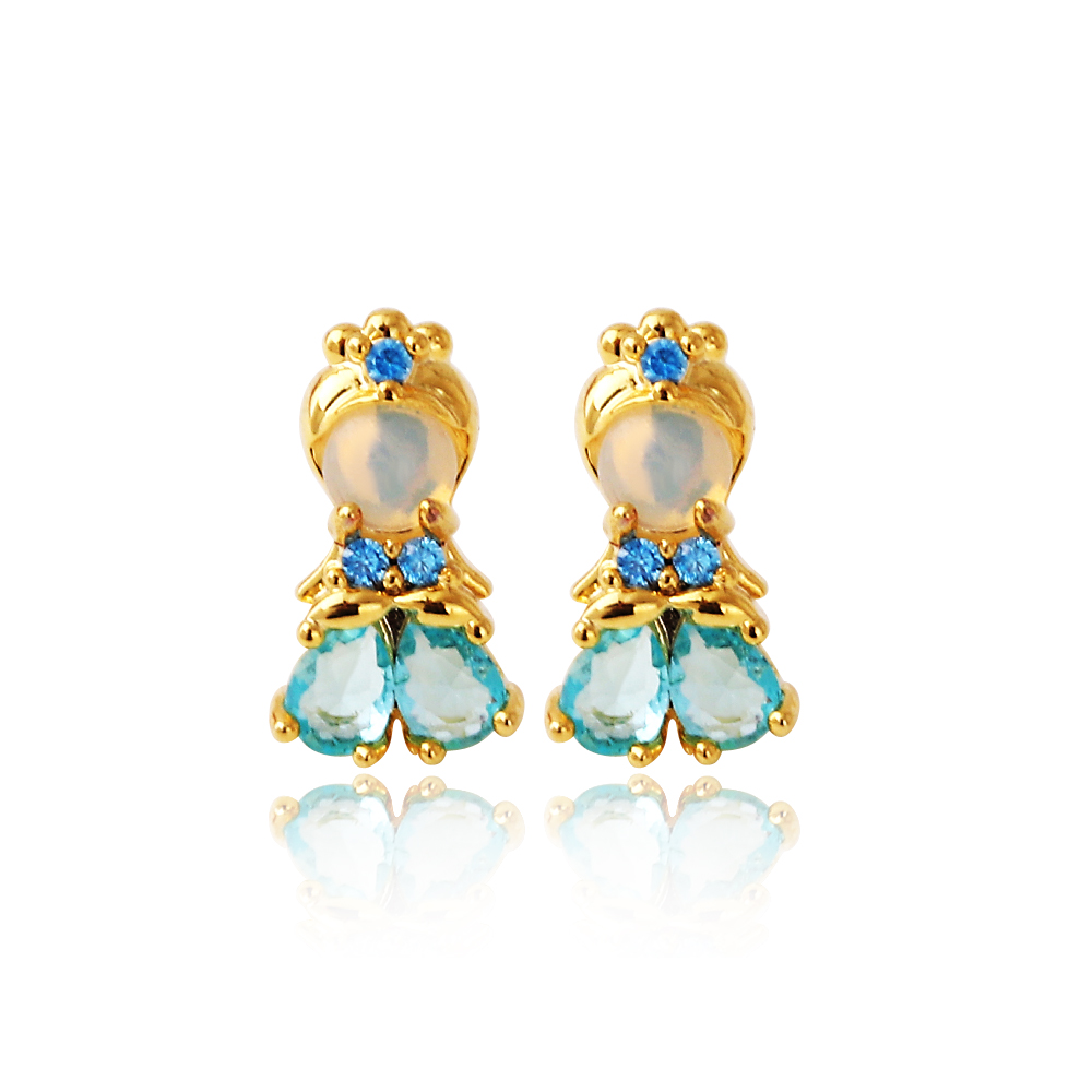 Lovely Pink Crystal Princess E - огляд і ціна Opal Earrings Dangle