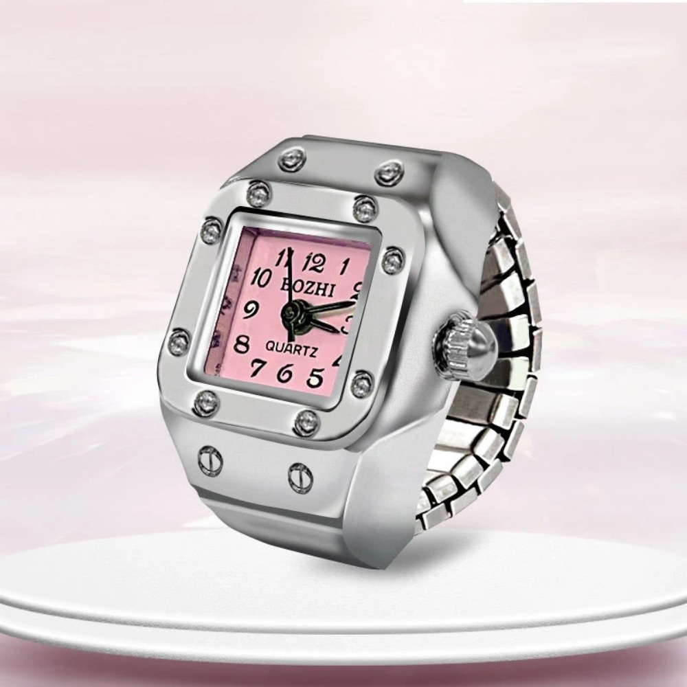 Creative Square Dial Ring Watc - огляд і ціна Mystery Jewelry Jar Watches