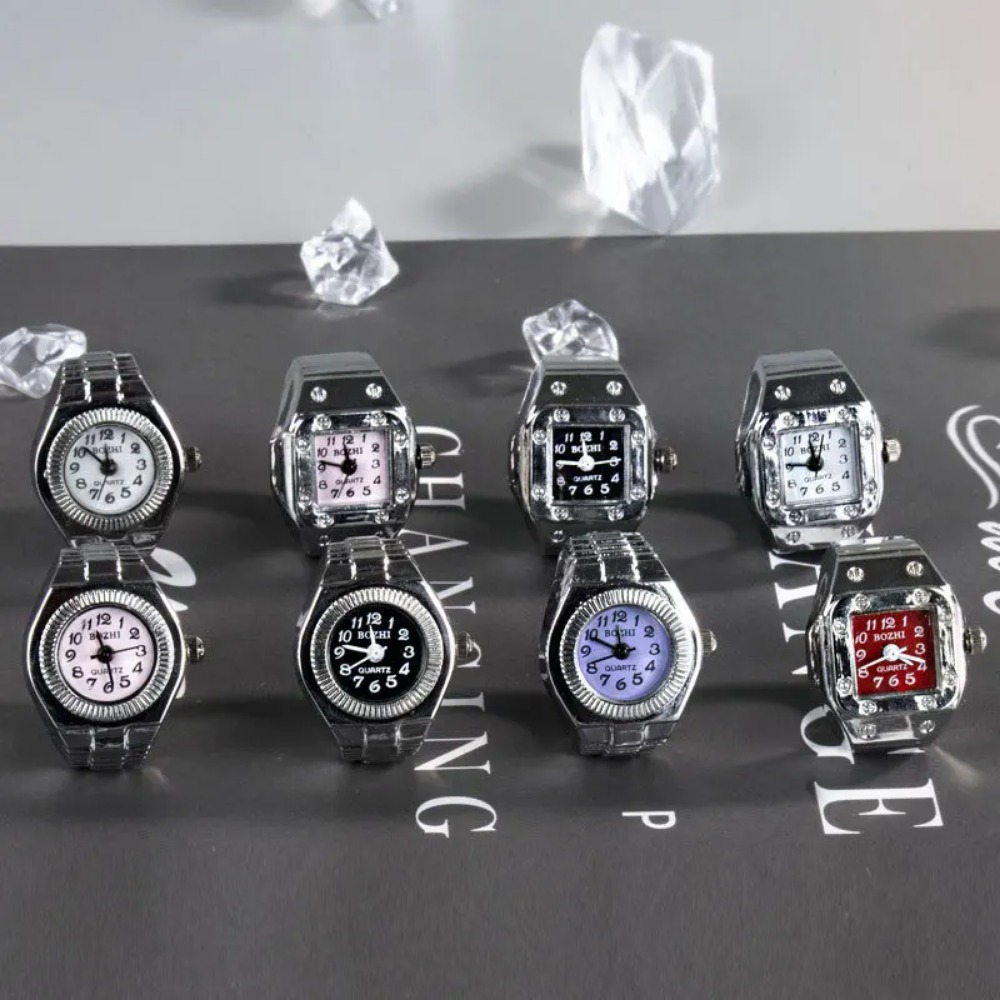 Creative Square Dial Ring Watc - огляд і ціна Mystery Jewelry Jar Watches