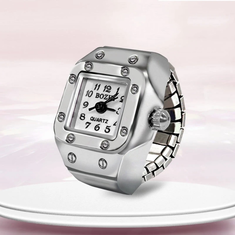 Creative Square Dial Ring Watc - огляд і ціна Mystery Jewelry Jar Watches