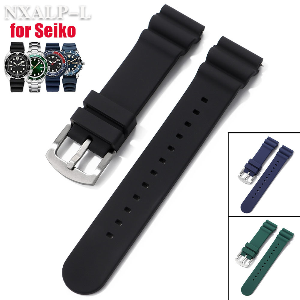 20mm 22mm Silicone Watch Band  - огляд і ціна Seiko Watch 5 Sports