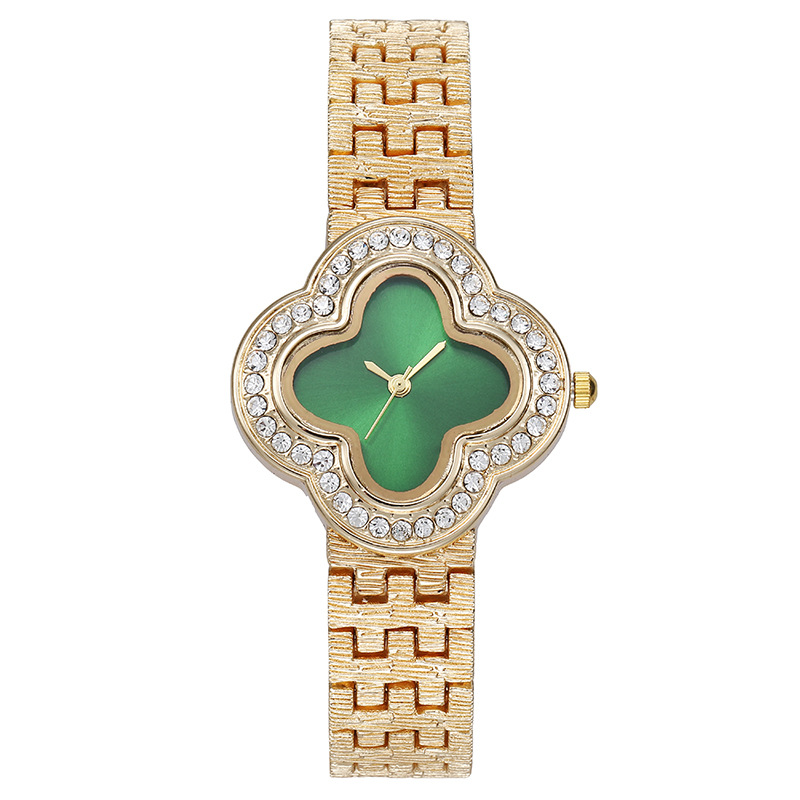 Women's Quartz Watch Four-Leaf - огляд і ціна Jewelry Diamond Watches