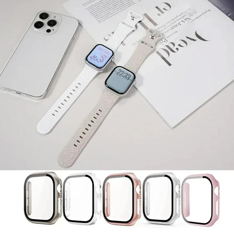 Glass+Case+Strap for Apple Wat - огляд і ціна Jewelry Smart Watches