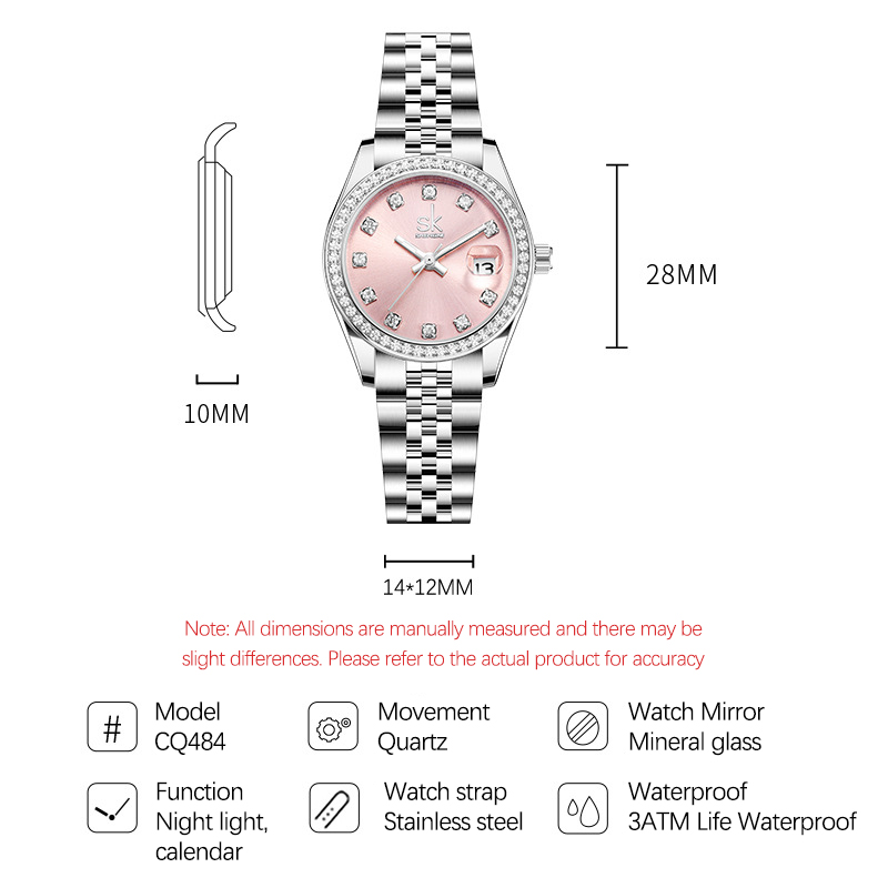 UTHAI CQ484 Fashionable Women' - огляд і ціна Jewelry Diamond Watches