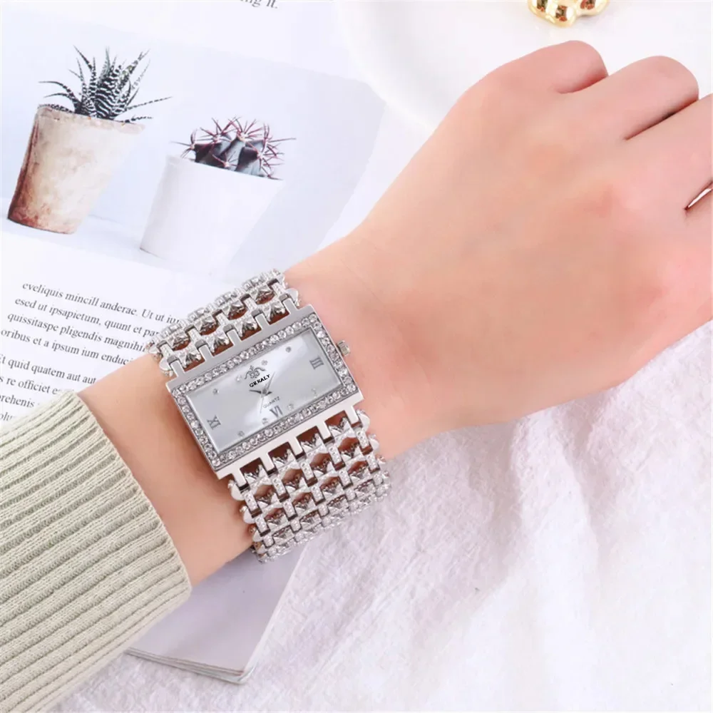 Women's Fashion Luxury Square  - огляд і ціна Jewelry Diamond Watches