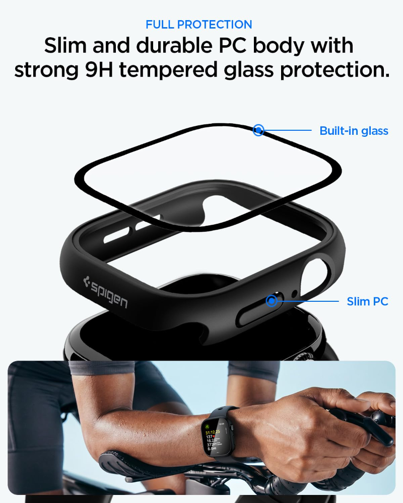 Tempered Glass+Case For Apple  - огляд і ціна Jewelry Smart Watches