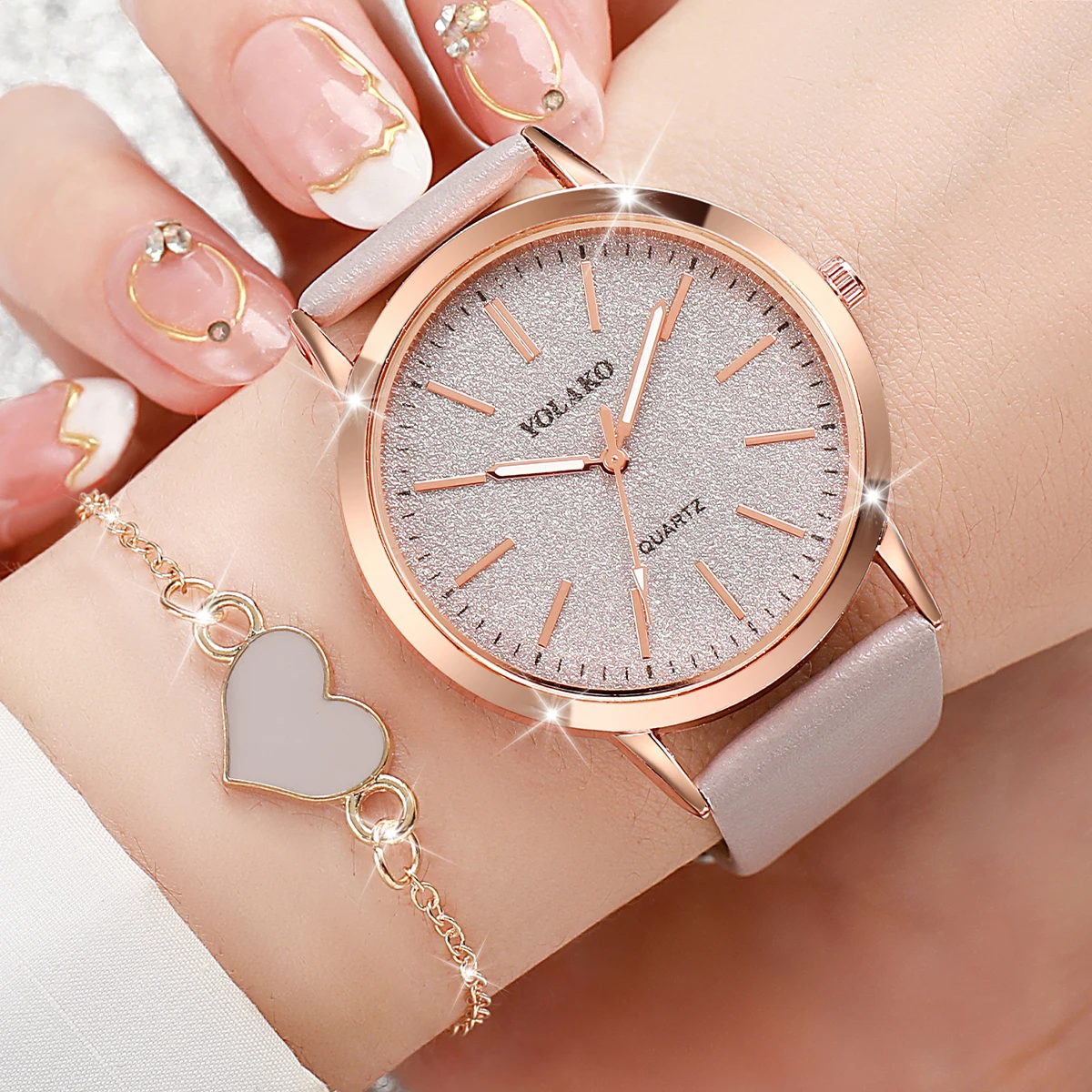 2PCS/Set Fashion Women Watches - огляд і ціна Jewelry Watches Women
