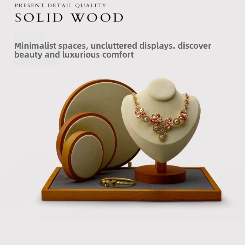 Solid Wood Jewelry Display Tra - огляд і ціна Jewelry Stores With Watches