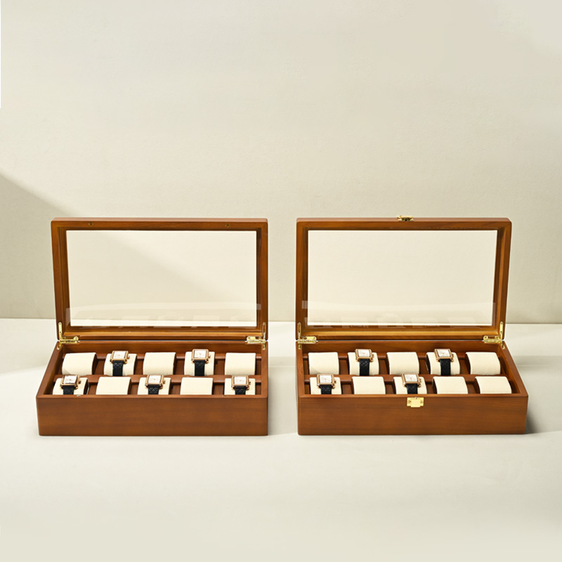 Oirlv 10 Grids Watch Box Woode - огляд і ціна Mystery Jewelry Jar Watches