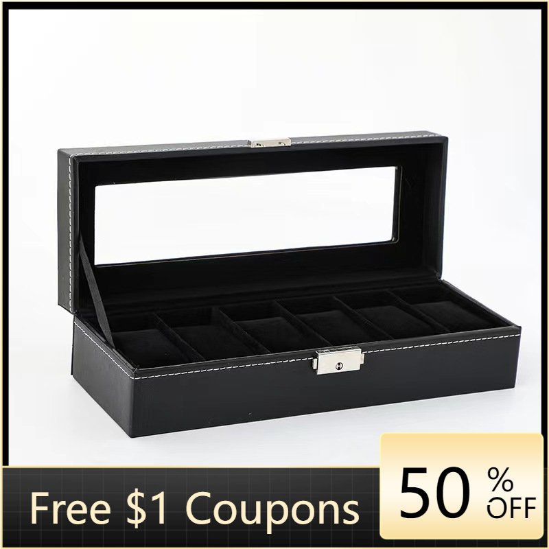 PU Leather Watch Box Organizer - огляд і ціна Best Jewelry Watches