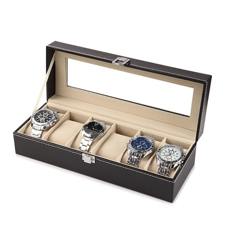 PU Leather Watch Box Organizer - огляд і ціна Best Jewelry Watches