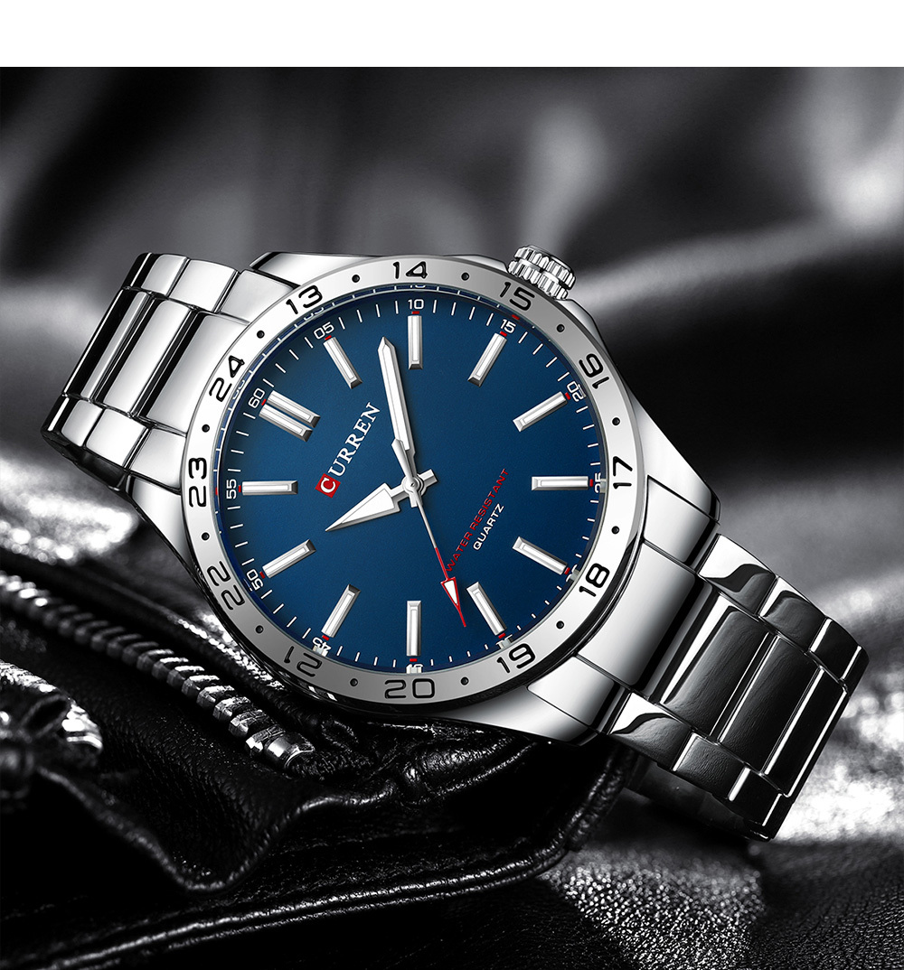 CURREN 8452 Silver White Gift  - огляд і ціна Jewelry Watches Silver