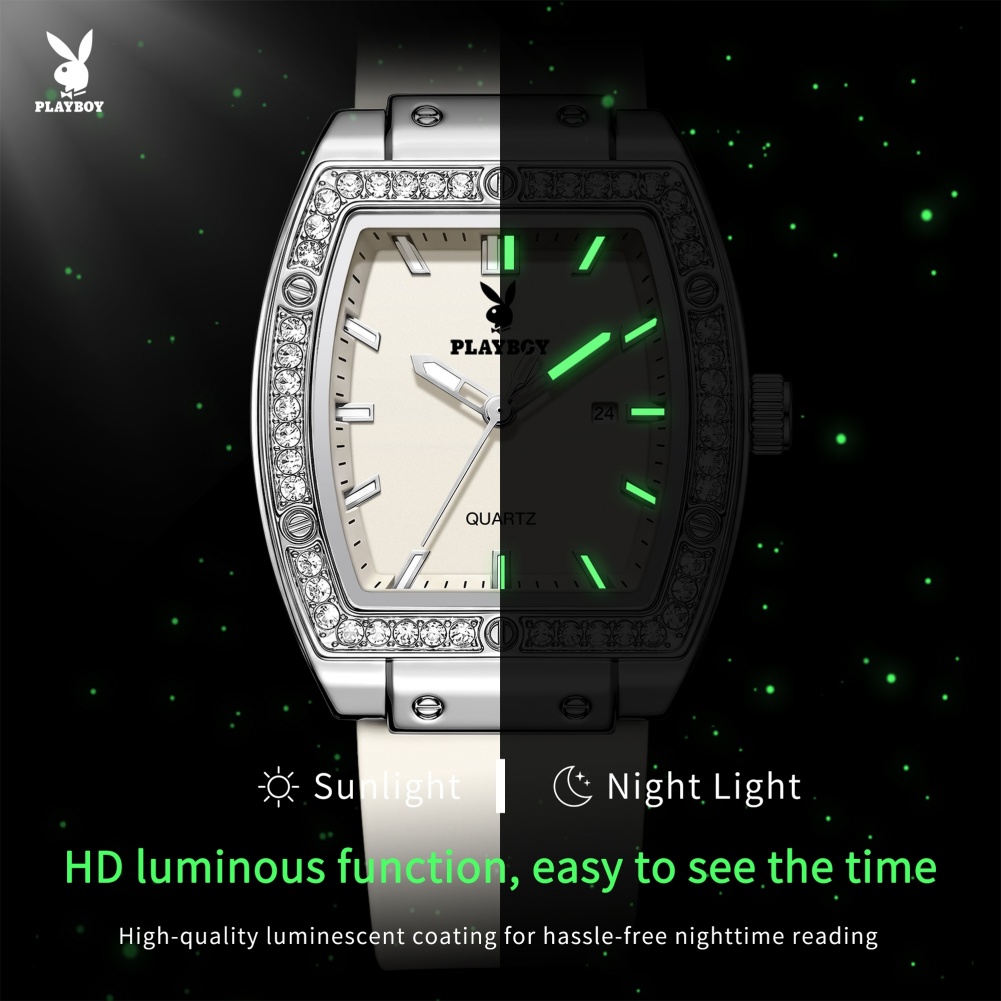 PLAYBOY 3146 Elegant Women's W - огляд і ціна Jewelry Diamond Watches