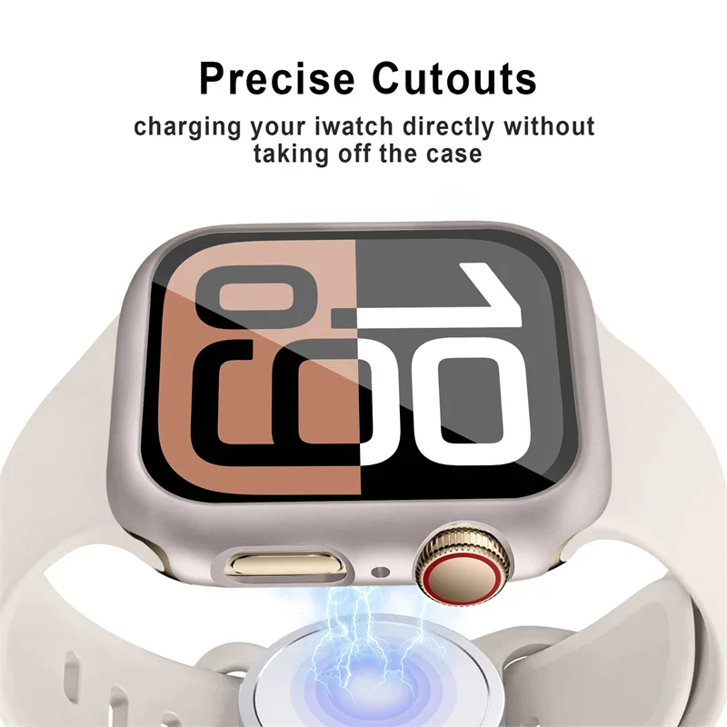 Tempered Glass+Cover For Apple - огляд і ціна Jewelry Smart Watches