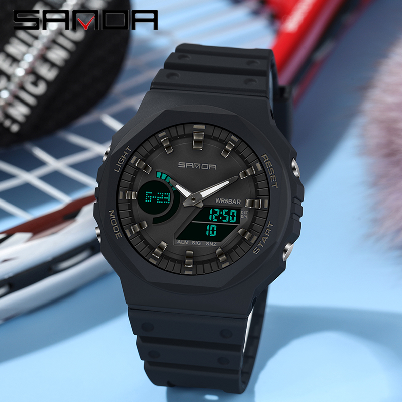 SANDA Top Luxury Men's Quartz  - огляд і ціна Seiko Watch 5 Sports