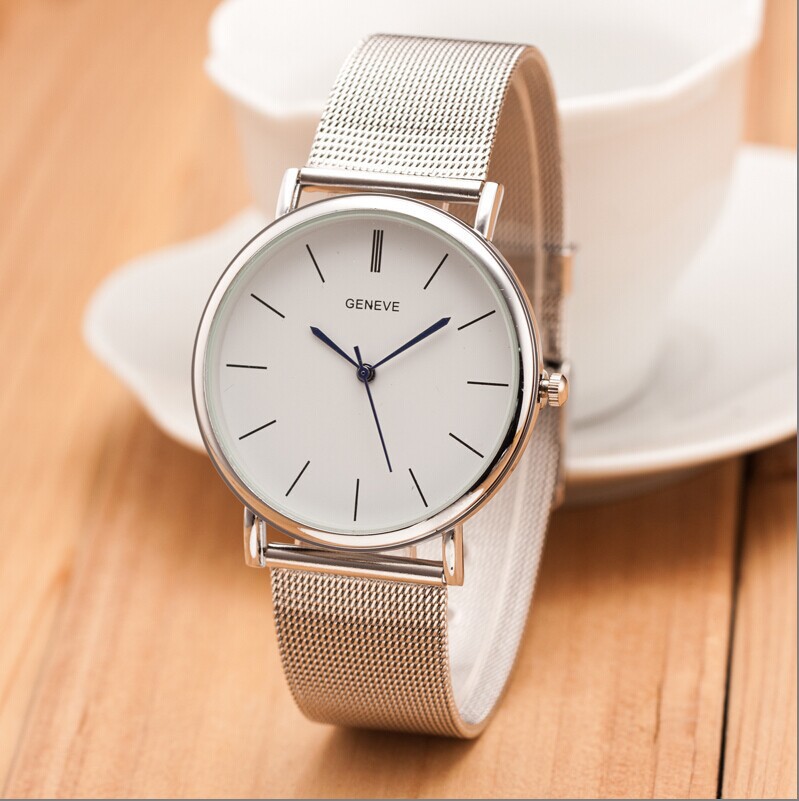 New Famous Silver Casual Genev - огляд і ціна Jewelry Watches Silver
