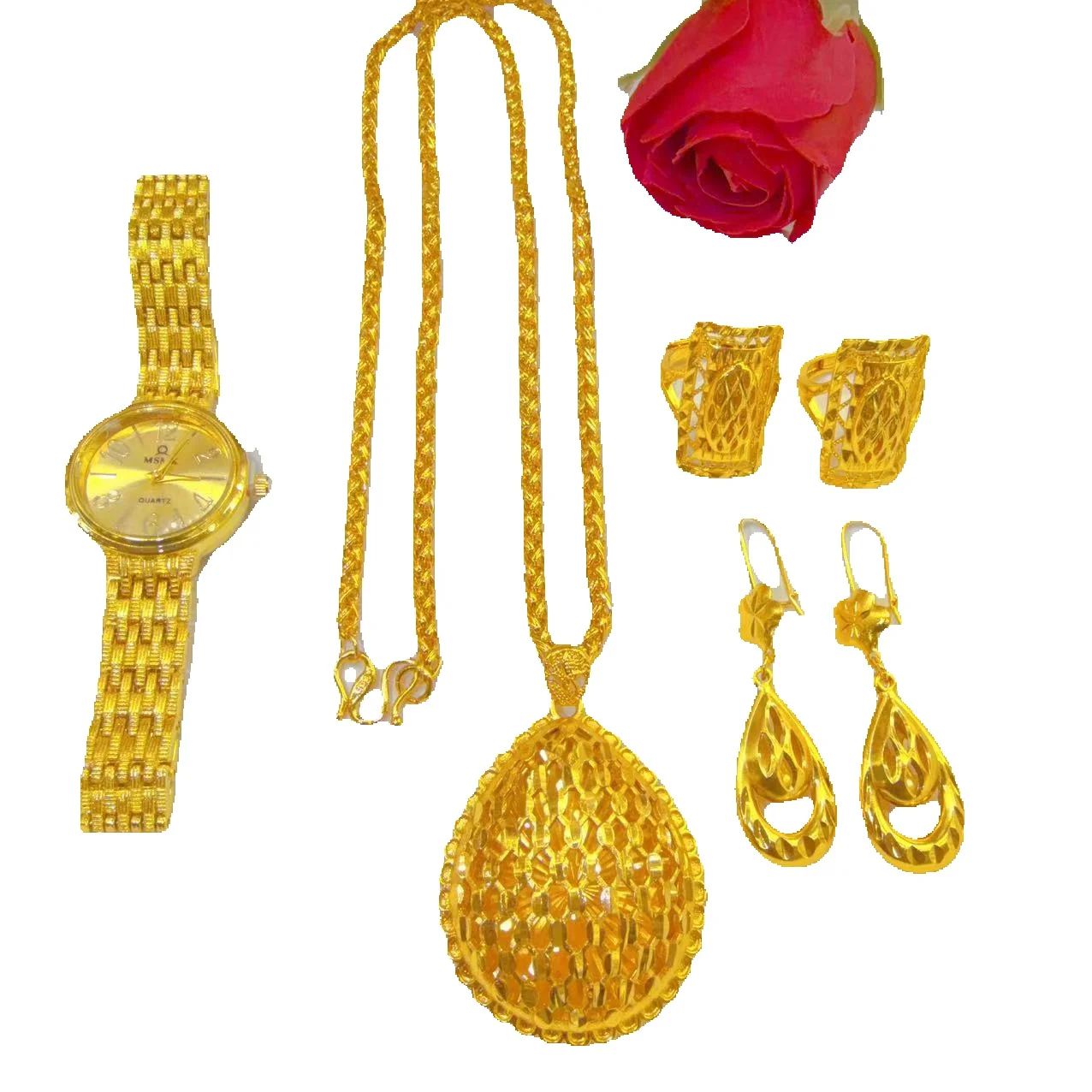 New Dubai Fashion High end 24K - огляд і ціна Jewelry Watches Women