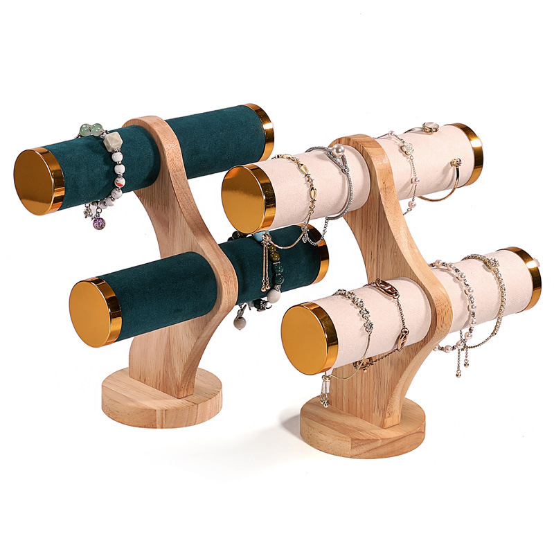 2-Tier Curved Wood Bracelet Ho - огляд і ціна Jewelry Stores With Watches