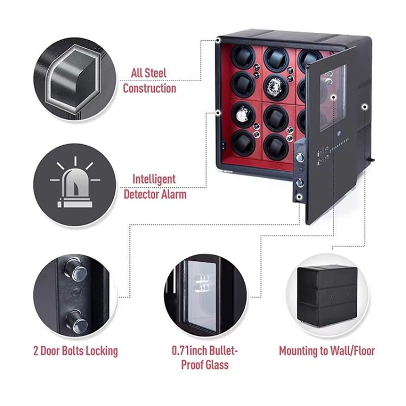 Luxury 12 Automatic Rotors and - огляд і ціна Jewelry Box With Watches