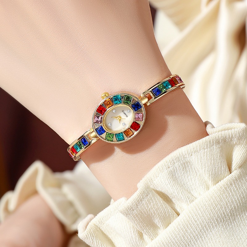 2pcs Elegant Colorful Rhinesto - огляд і ціна Mystery Jewelry Jar Watches