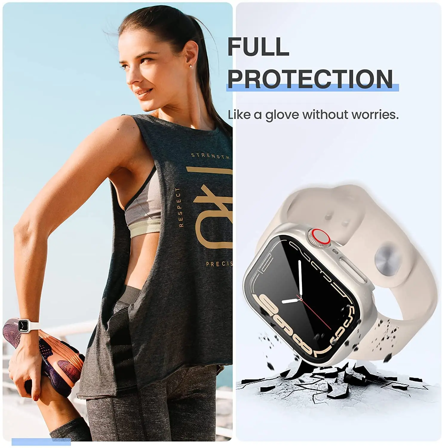 3 Pack Tempered Glass Cover fo - огляд і ціна Jewelry Smart Watches