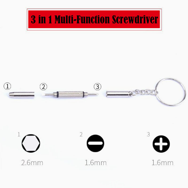 3 In 1 Glasses Screwdriver Eye - огляд і ціна Watch Repair Tool Kit