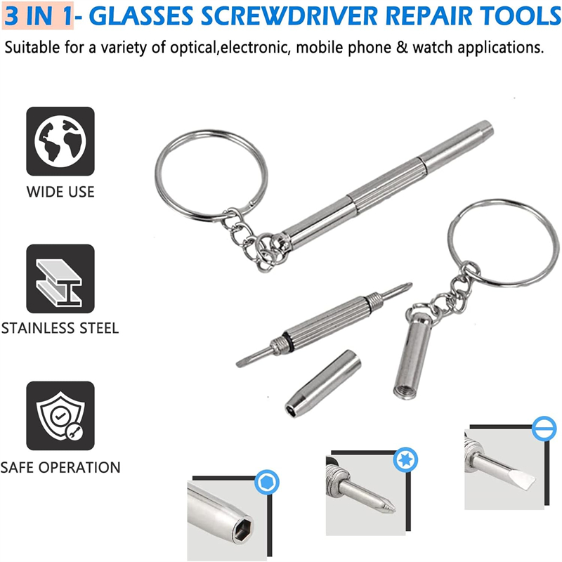 Mini Hand Glasses Screwdrivers - огляд і ціна Watch Repair Tool Kit