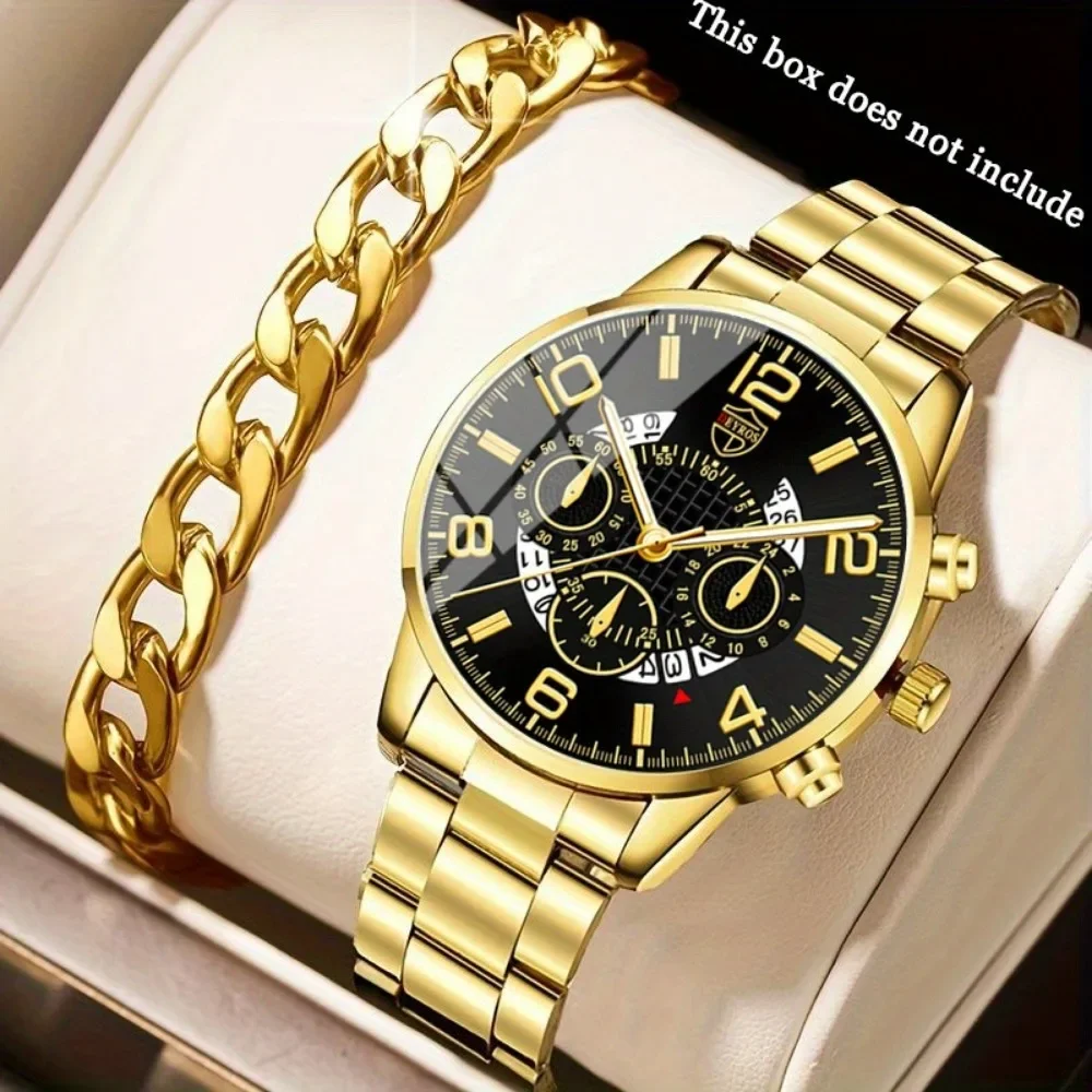4pcs/set Men's Casual Watch Al - огляд і ціна Best Jewelry Watches