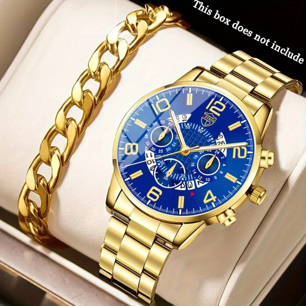 4pcs/set Men's Casual Watch Al - огляд і ціна Best Jewelry Watches