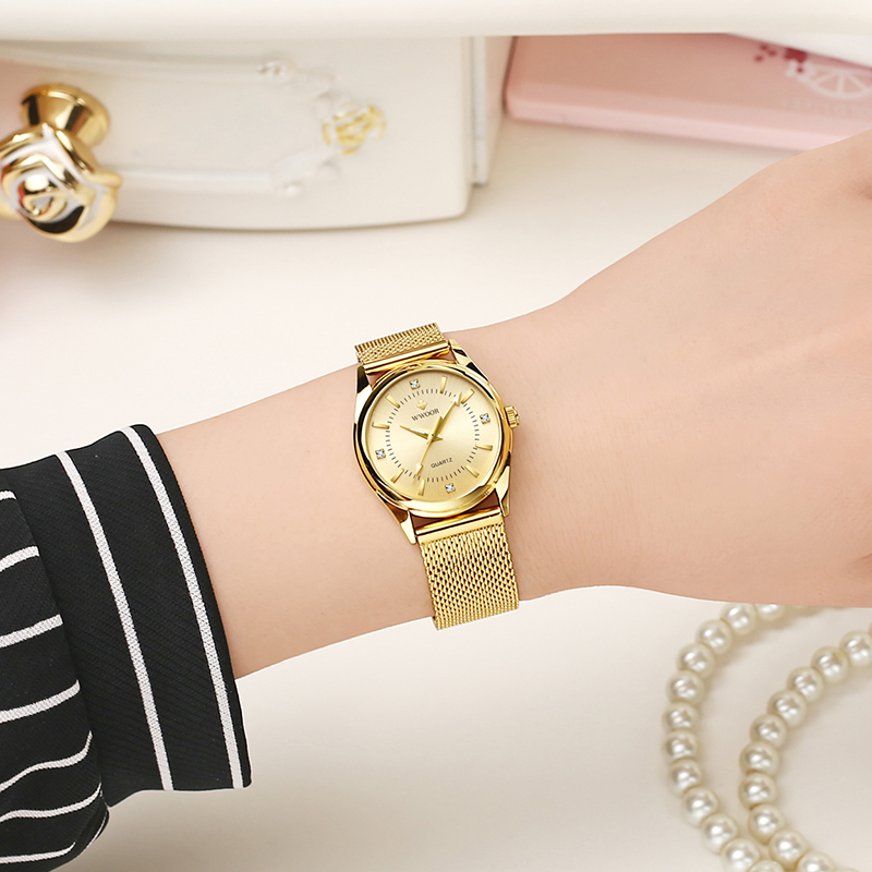 WWOOR Luxury Brand Dress Gold  - огляд і ціна Jewelry Diamond Watches