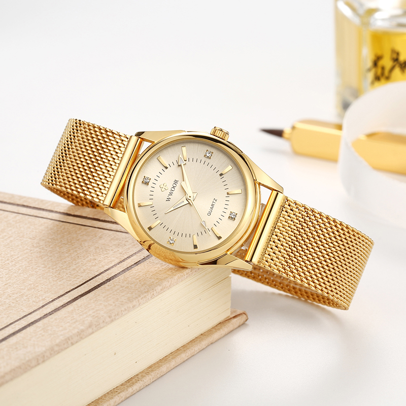 WWOOR Luxury Brand Dress Gold  - огляд і ціна Jewelry Diamond Watches
