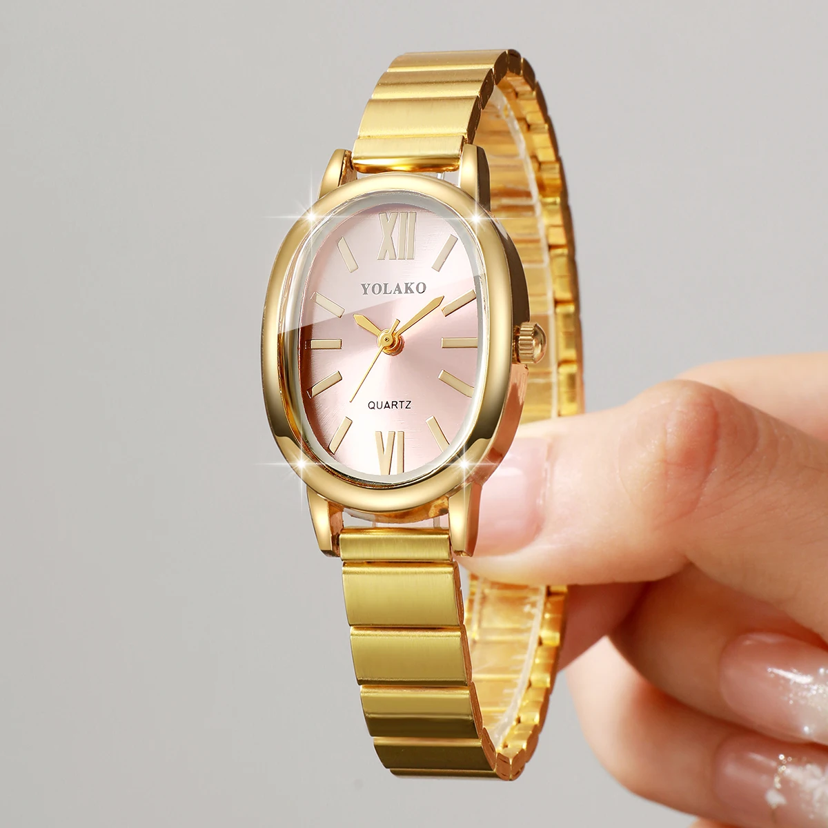 Elegant Pink Dial Women Watch  - огляд і ціна Jewelry Watches Women