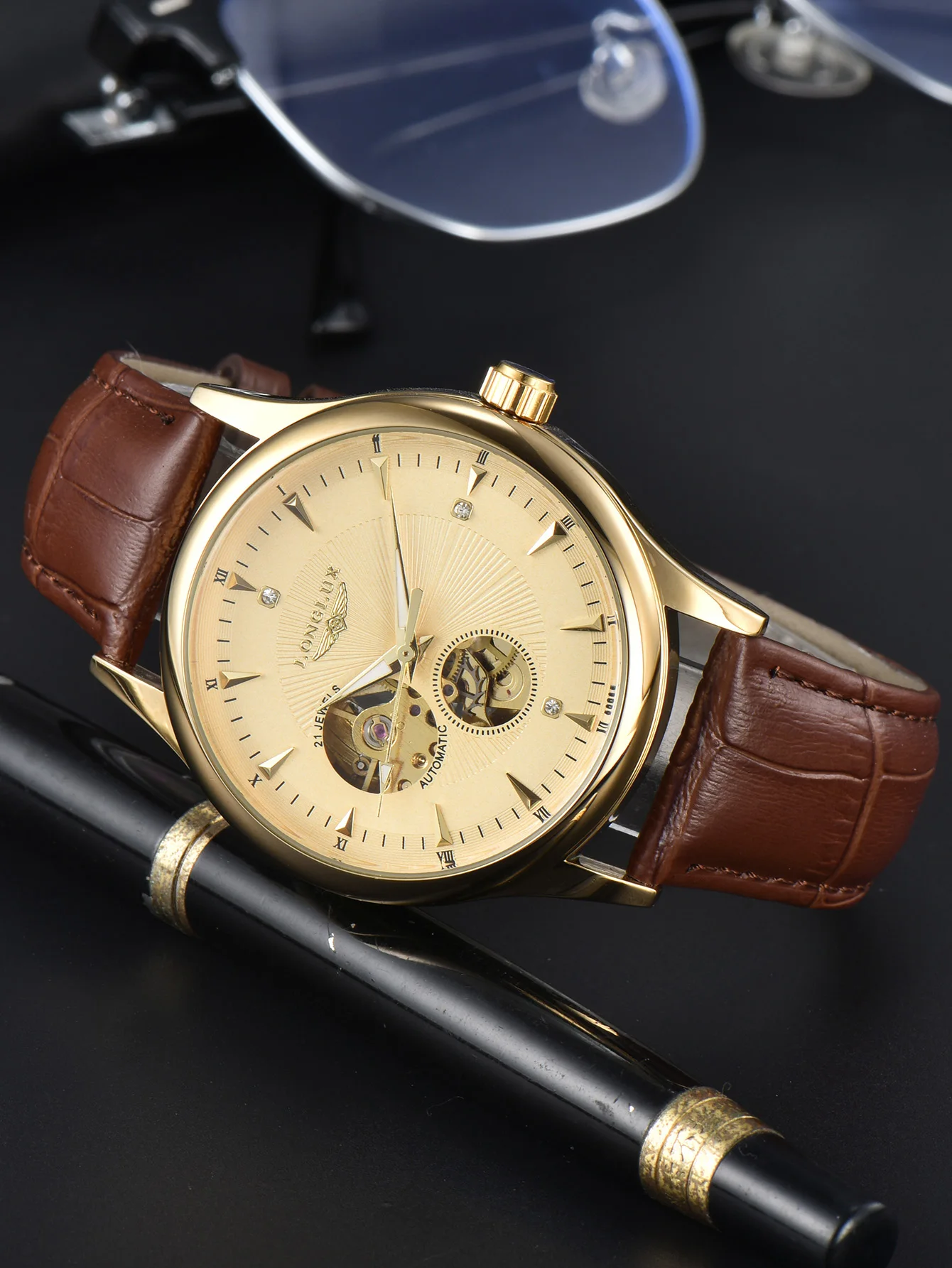 LONGLUX Automatic Watch Elegan - огляд і ціна Seiko Watch 5 Sports